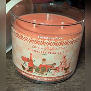 Cranberry Pear Bellini Candle Bath & Body Works